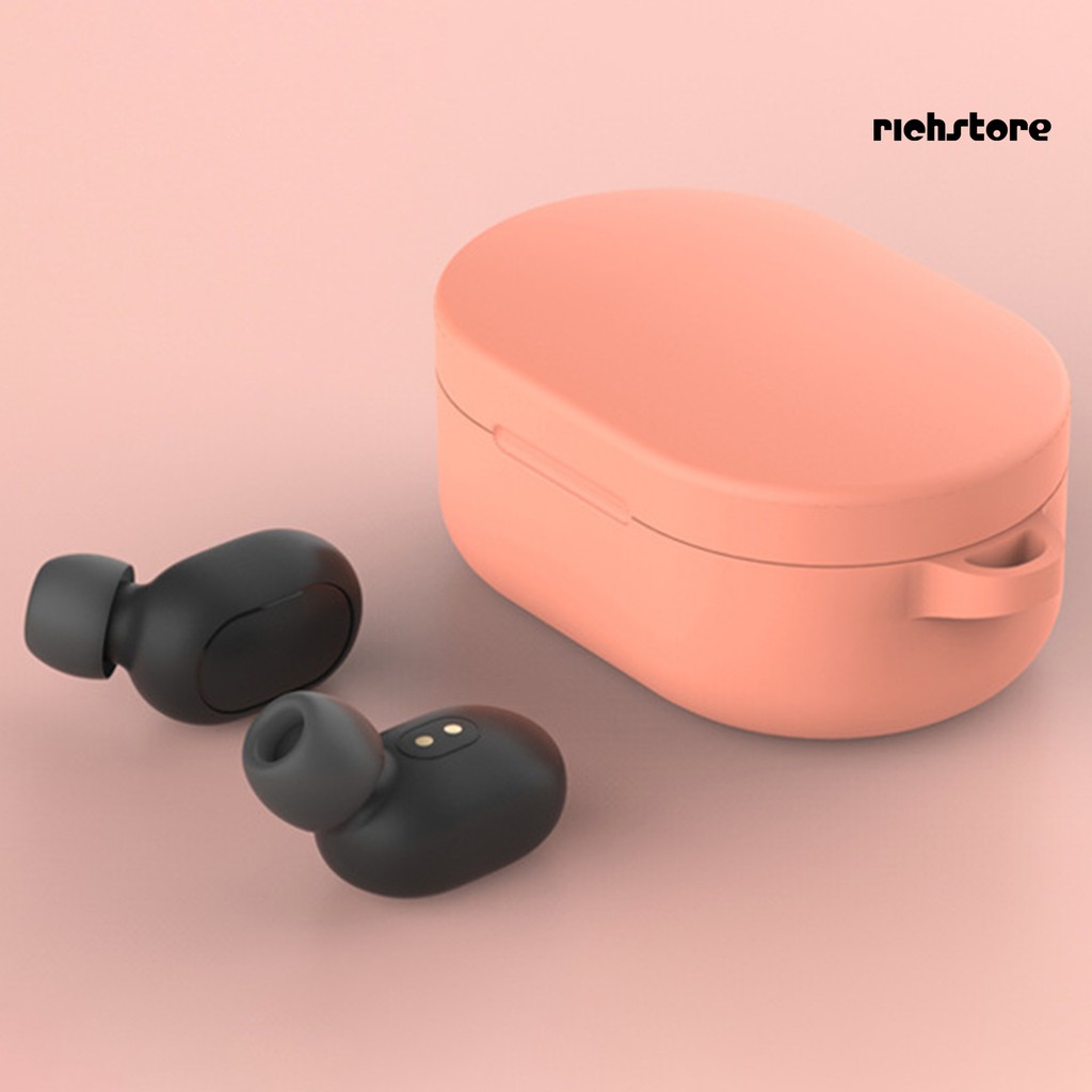 REDMI Vỏ Bảo Vệ Hộp Đựng Tai Nghe Airpods Màu Trơn Chống Trầy Xước