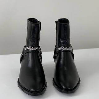(Da Bò) Harness boots đế phíp gỗ cao 5cm