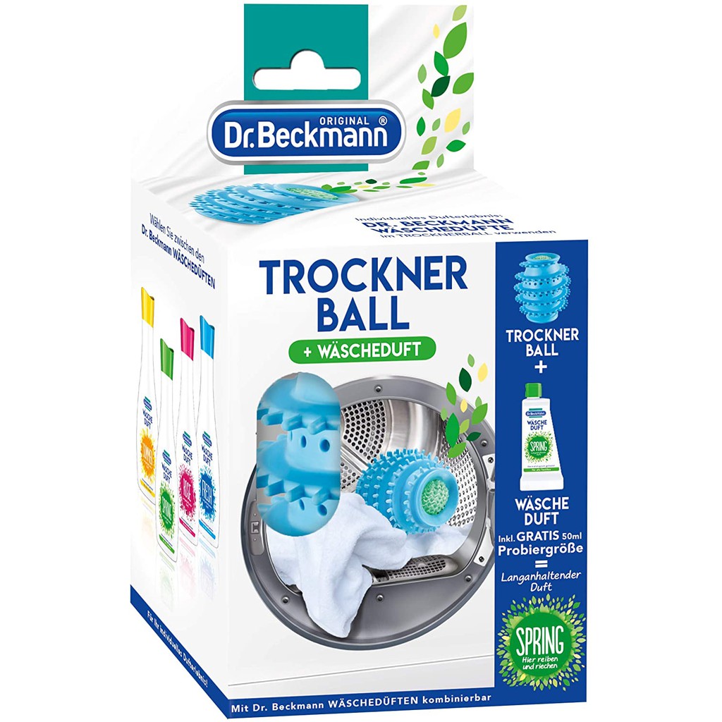 Bóng giặt Trockner Ball, bóng giặt hút sơ vải máy giặt [Hàng Đức chính hãng]