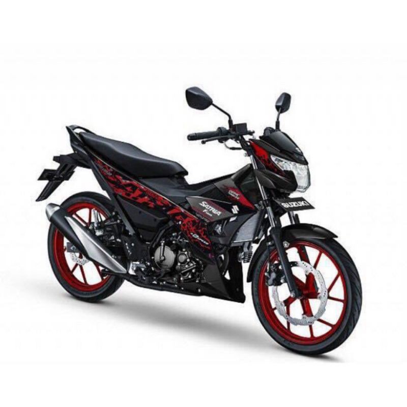 TEM ĐEN ĐỎ SATRIA FI (MẪU 2019) CHÍNH HÃNG INDO