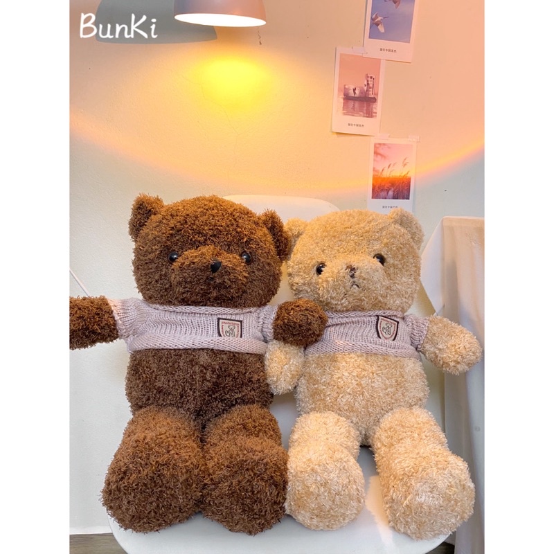 GẤU BÔNG BOBBY BROWN 60CM CAO CẤP BUNKI