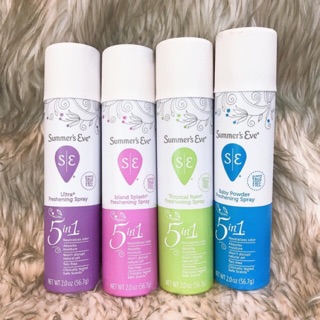 Xịt Summer's EVa của Mỹ 56,7g-giúp vùng kín thơm tho, sạch sẽ