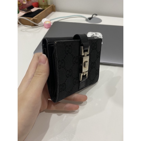 Ví gc vải phối da