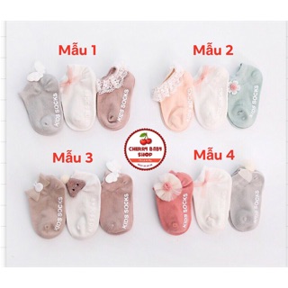 Set 3 đôi tất cho bé gái siêu xinh