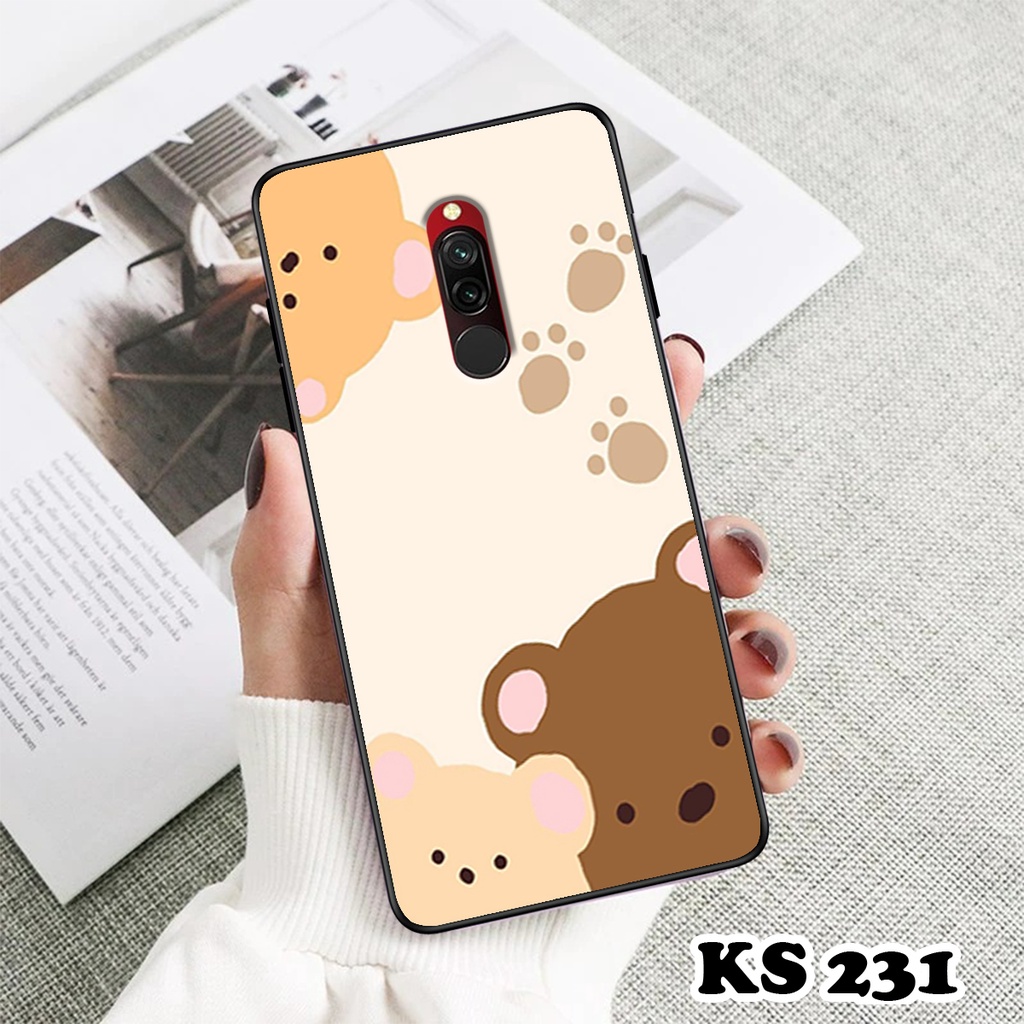 Ốp lưng Xiaomi Redmi 7 - Redmi 7A - Redmi 8 - Redmi 8A - Ốp in hình gấu bear ngộ nghĩnh