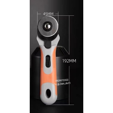 Dao Lăn 45mm Có Chốt An Toàn &amp; Lưỡi Dao Thay Thế.