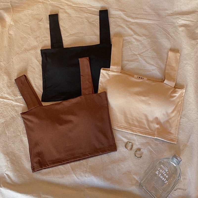 Áo 2 Dây - Áo Croptop Hai Dây Bản To Dễ Phối Đồ Mặc Đi Chơi Senorita