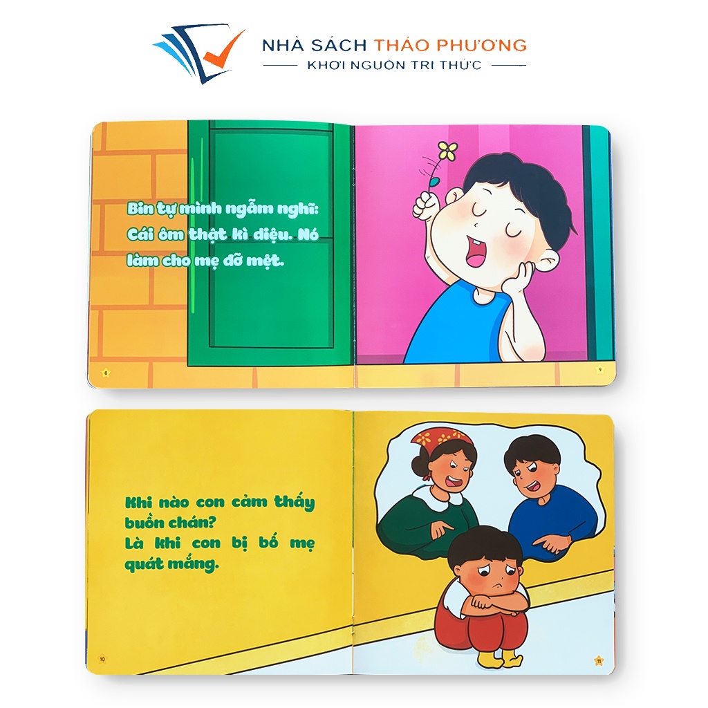 Sách - Ehon cảm xúc đầu đời – Bộ sách phát triển EQ đầu tiên cho bé (Bộ 3 cuốn)