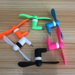 <E-😄> Quạt USB mini gắn điện thoại Android
