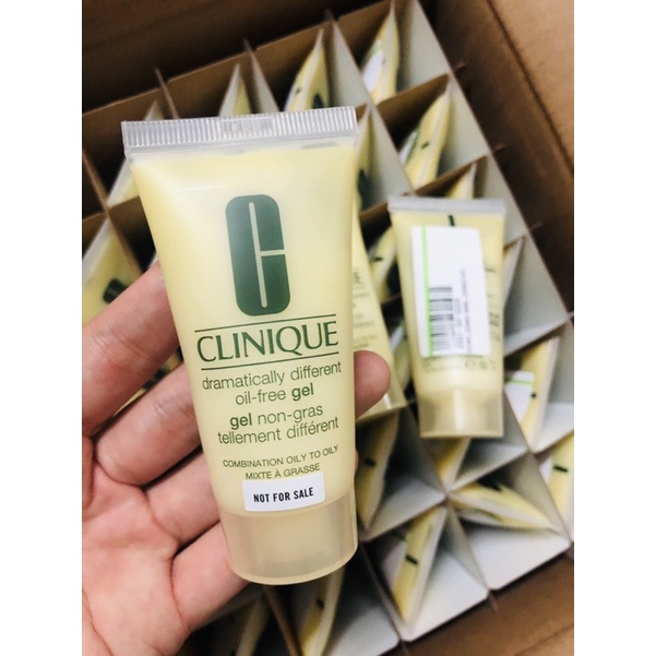 Kem Dưỡng Ẩm Clinique Dramatically Different Moisturizing Gel 30ml dạng tuýp và kem 100h tách set