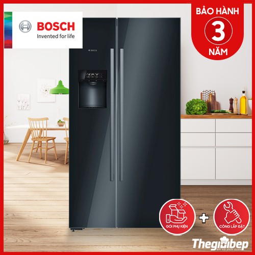 Tủ Lạnh Side By Side Bosch KAD92SB30 Điều khiển TouchControl Dễ Dàng Lựa Chọn Nhiệt Độ Mong Muốn.