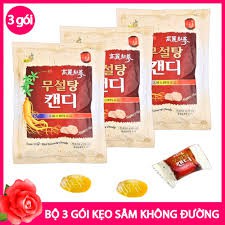 [COMBO 3 GÓI] KẸO HỒNG SÂM KHÔNG ĐƯỜNG HÀN QUỐC - 500g - RẤT TỐT CHO SỨC KHỎE- KẸO SÂM- DATE 2023