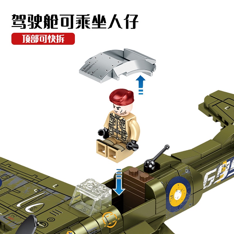 Sy207000 Lắp Ráp Máy Bay Chiến Đấu Đẹp Mắt Cao Cấp