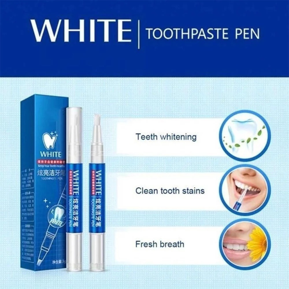 Bút Gel Làm Trắng Răng Loại Bỏ Mảng Bám Và Làm Sạch Răng