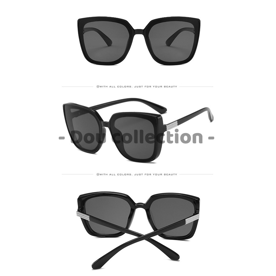 [Nowship2h] Kính Râm (Kính Mát) Cao Cấp Mắt Mèo Gọng Nhựa Phong Cách Âu Mỹ - Carl Fitow - Mã MK002