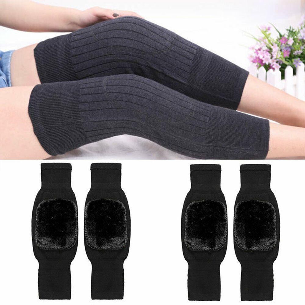 ME 1 Cặp Vớ Len Dày Bảo Vệ Đầu Gối Chống Gió Giữ Ấm