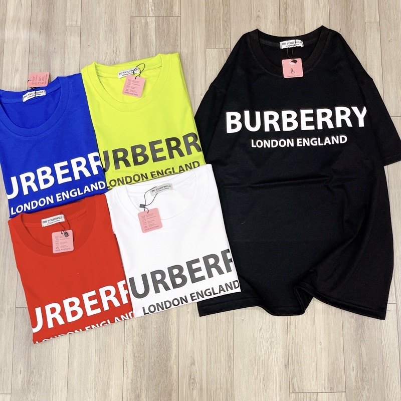 Áo phông cổ tròn BUR .BERRY London England