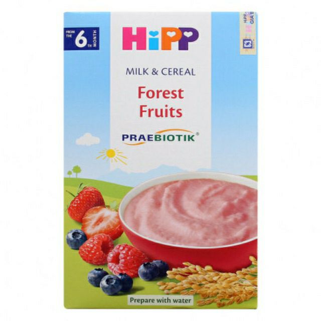 Bột ăn dặm Hipp Forest fruits hộp 250g