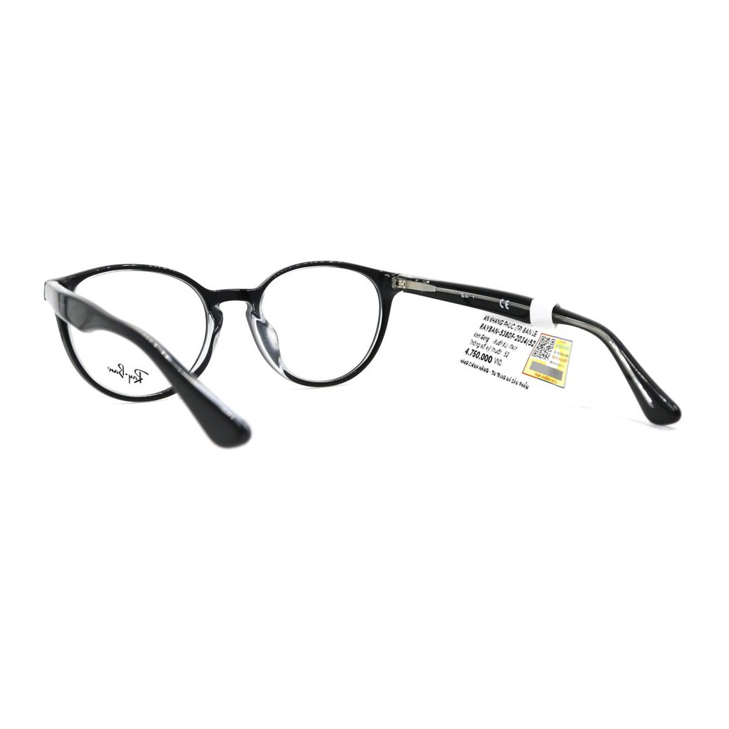 RB5380F-Gọng kính thời trang Rayban chính hãng (52-19-145), thiết kế dễ đeo bảo vệ mắt