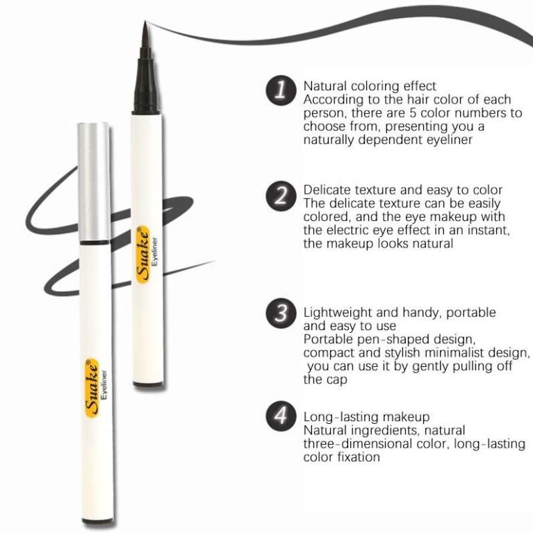 Bút kẻ mắt, kẻ mắt nước Suake kháng nước bền màu dạng lỏng SAM