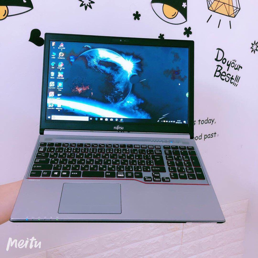 Laptop Fujitsu E754 Core i5-4200M, 8gb Ram, 256gb SSD, 15.6inch HD máy Nhật Bản siêu bền.