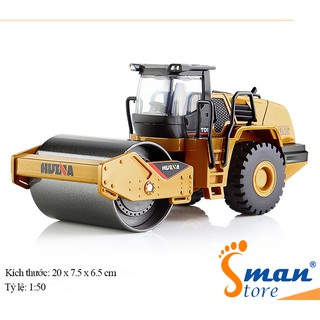 Mô hình xe lu HUINA hợp kim chắc chắn, tỉ lệ 1:50