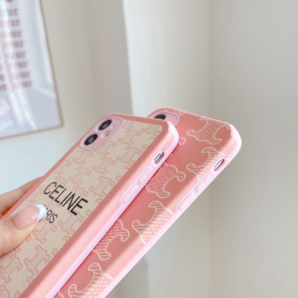 Ốp điện thoại da chống rơi thời trang thích hợp cho iPhone 11 Pro Max 12 Pro Max Xsmax Xr Xs 7 8plus 13promax