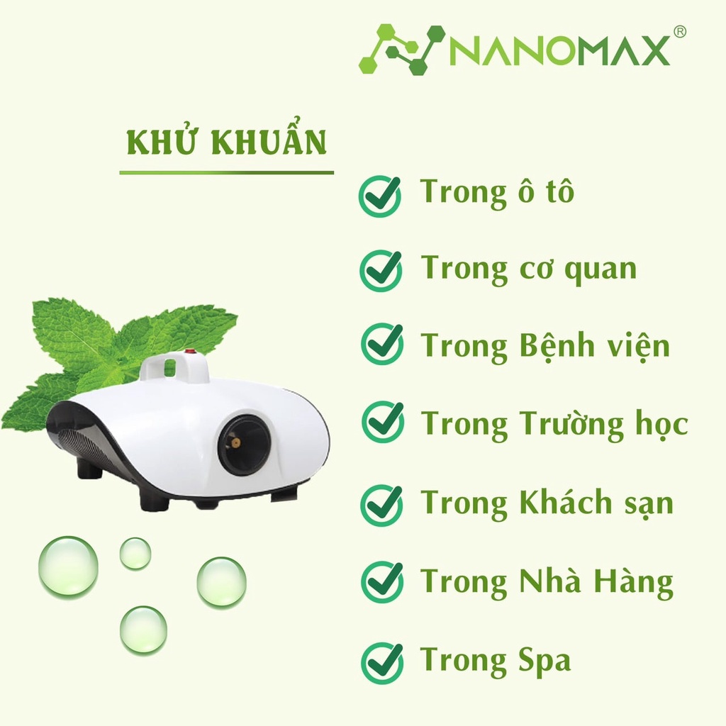 Máy khử mùi ô tô kháng khuẩn công nghệ Nano, Diệt các loại vi khuẩn 99% lây qua bệnh đường hô hấp, khử mùi trong xe hơi