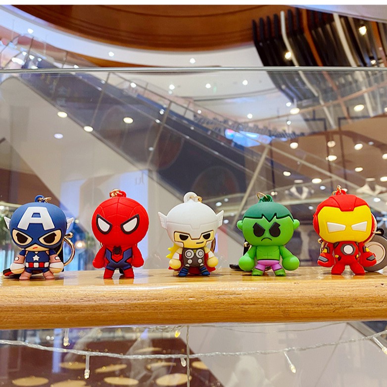 Móc khóa biệt đội Avengers siêu anh hùng Marvel