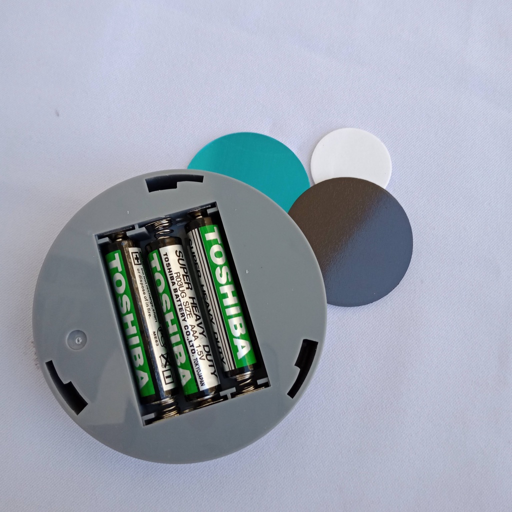 Đèn Led cảm ứng dán tường, hình tròn, sử dụng PIN AAA, tự động chiếu sáng - thietbidienthanhtam