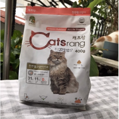 Thức ăn cho Mèo - Hạt CATSRANG nhập khẩu Hàn Quốc 400g .