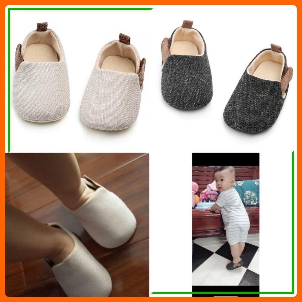 Dép tập đi,Giày tập đi em bé đế mềm mại chống trơn trượt cho bé từ 0 đến 24 tháng tuổi