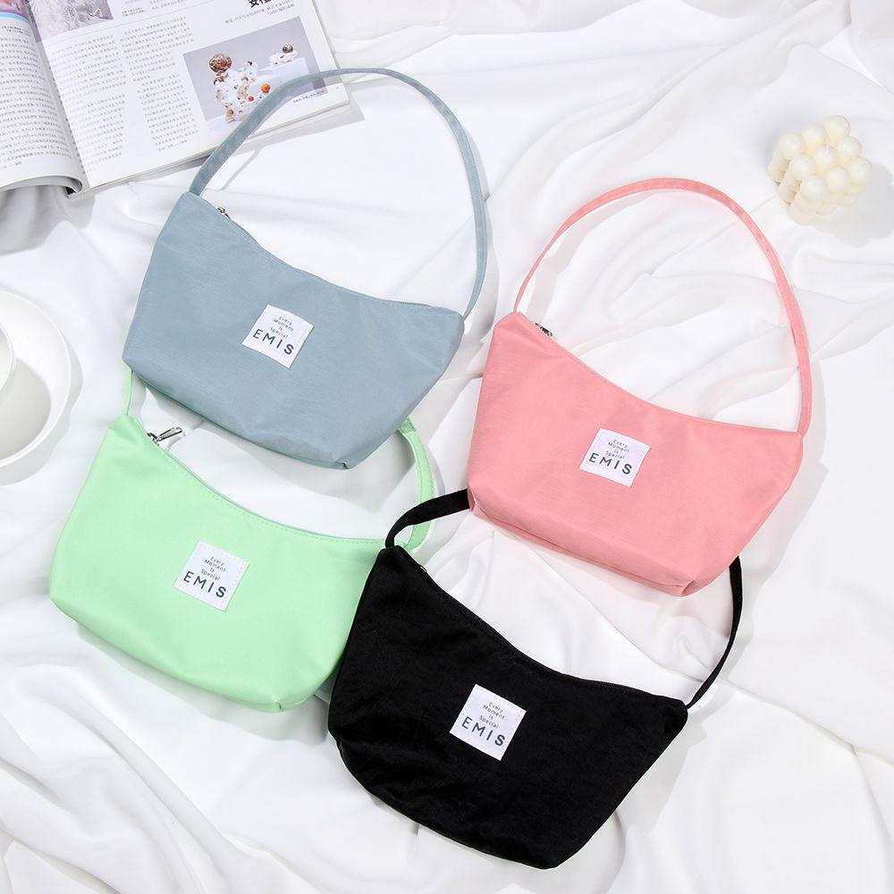 Ebinlands Túi vải Màu Kẹo Ngọt Thiết Kế Thời Trang