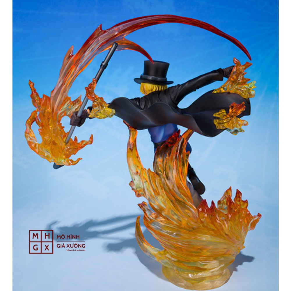 Mô hình One Piece Sabo Fzero siêu đẹp cao 18cm , trạng thái chiến đấu , figure mô hình one piece , mô hình giá xưởng