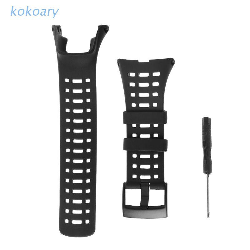 KOK Rubber Watch Replacement Band Strap For Suunto Ambit 3 Peak / Ambit 2