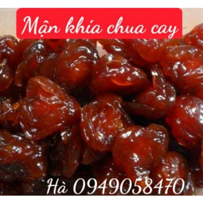 Ô MAI MẬN KHÍA CHUA CAY SIÊU NGON - Hộp 500g ( mận xào ớt,  hàng mới , hsd 6 tháng)