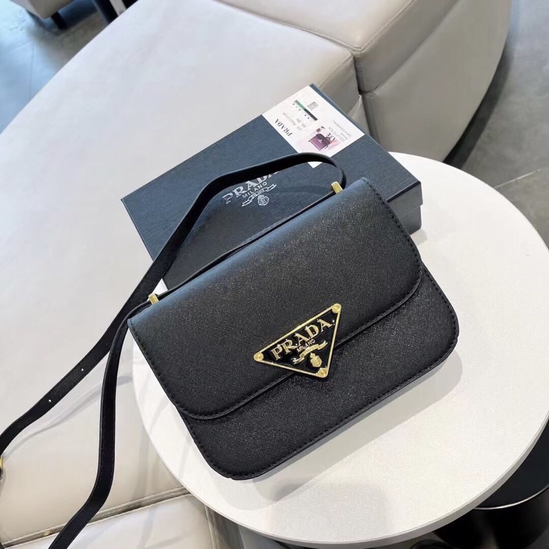 Túi đeo vai đeo chéo Pa Da da hạt khóa kim loại Full Box 1066