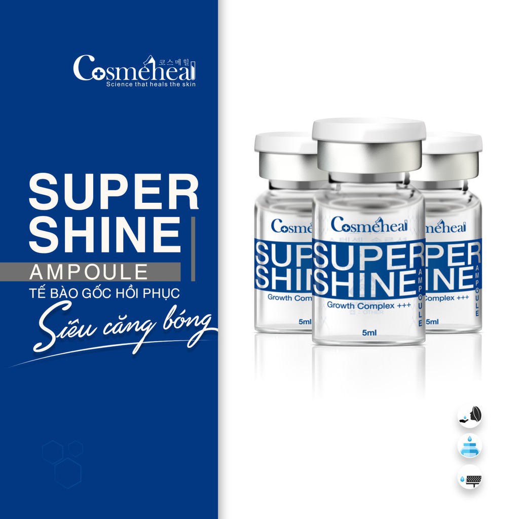 Tinh chất tế bào gốc Cosmeheal Super Shine Ampoule, tế bào gốc phục hồi căng bóng da | BigBuy360 - bigbuy360.vn