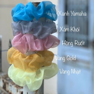 Cột tóc vải voan scrunchies