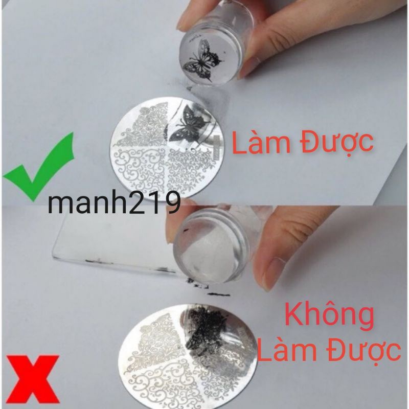 Khuôn in mẫu nail thương hiệu