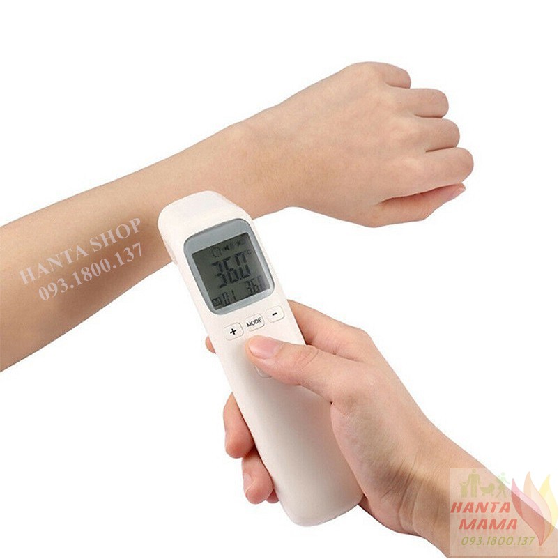 [ HÀNG THIẾT YẾU ] Nhiệt kế hồng ngoại nhiệt kế điện tử đo sữa nước thân nhiệt không tiếp xúc cảnh báo sốt