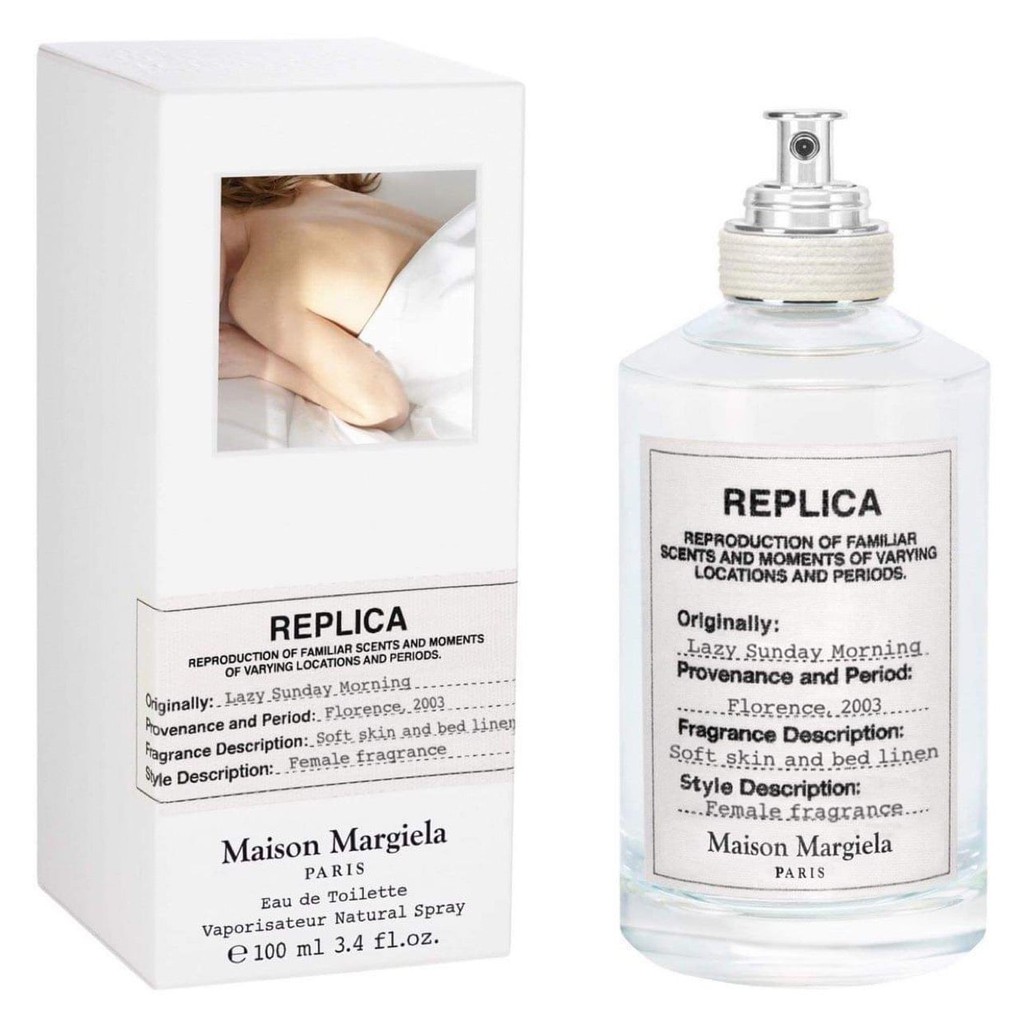 (Chính hãng) Nước hoa unisex Maison Margiela Replica Lazy Sunday Morning 100ml EDT