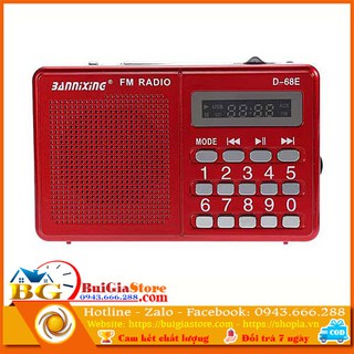 ĐÀI FM NGHE NHẠC USB BANNIXING D-69E