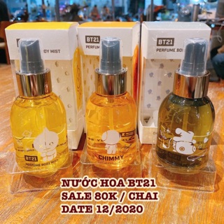 BODY MIST BT21 - NƯỚC HOA CƠ THỂ