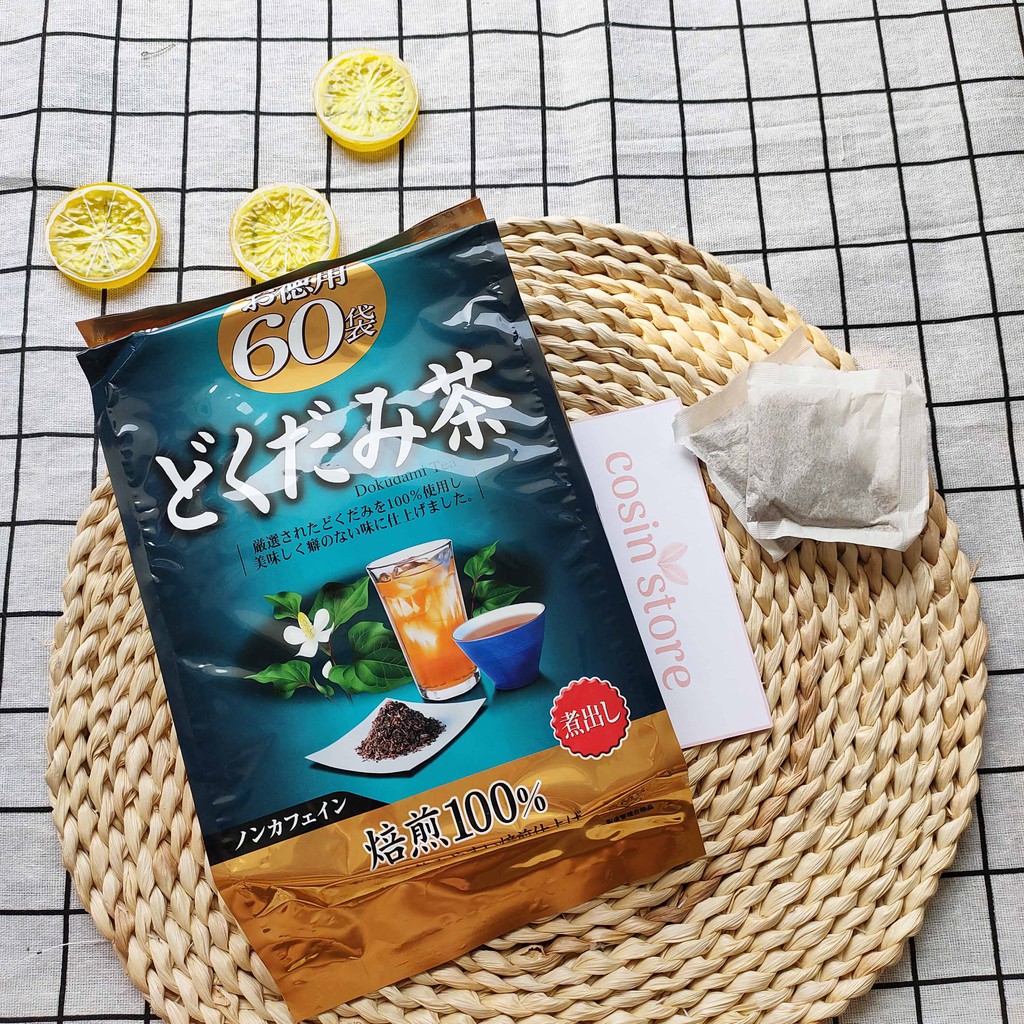 Trà Diếp Cá Orihiro Dokudami Tea 60 túi lọc nhỏ Nhật Bản Cosin Store