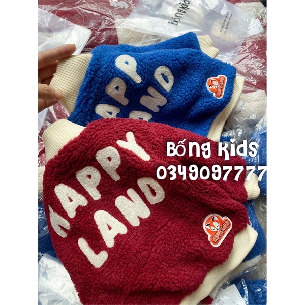 Áo Bomber Bé Trai &amp; Bé Gái Lông Cừu HappyLand