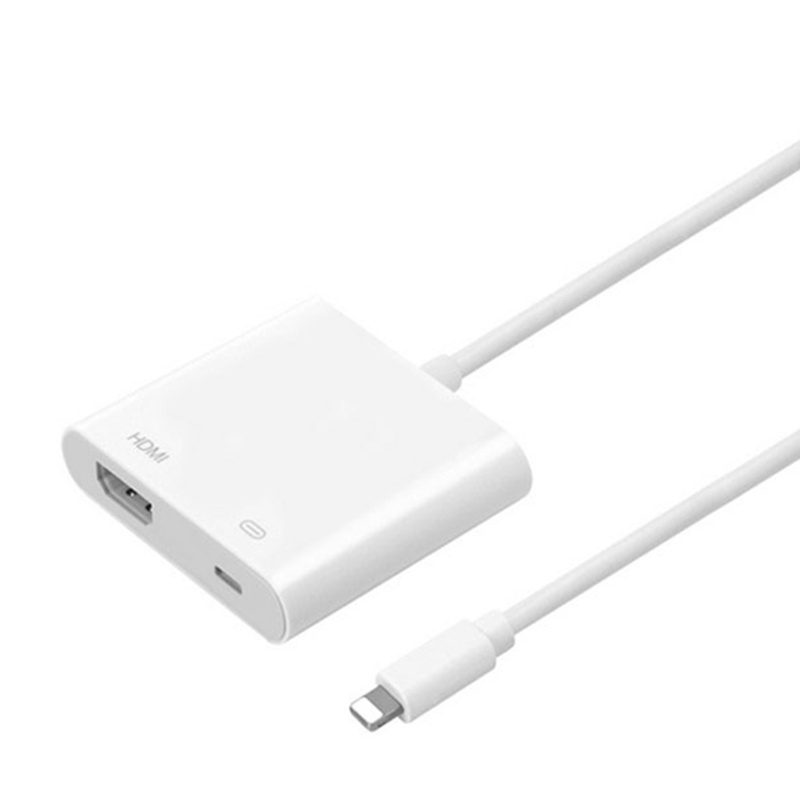 Dây Cáp Chuyển Đổi Cổng Lightning Sang HDMI 4K 1080P HD Cho Iphone X 8 / 76S / Ipad Air / Ipod