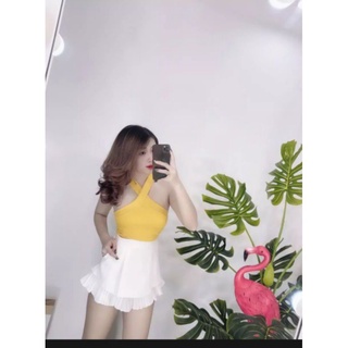 ÁO CỔ YẾM ĐẮP CHÉO