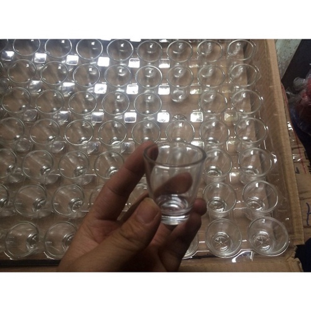 Vỉ 20 Ly/ Chén Rượu Mắt Trâu Bằng Nhựa Việt Nhật PP cao cấp