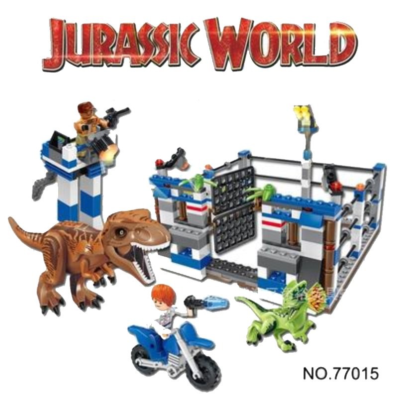Bộ xếp hình khủng long Jurassic World T Rex 77015